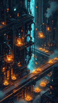 Free Industrial Pixel Factory Image - Industrial, Factory, Pixel ...