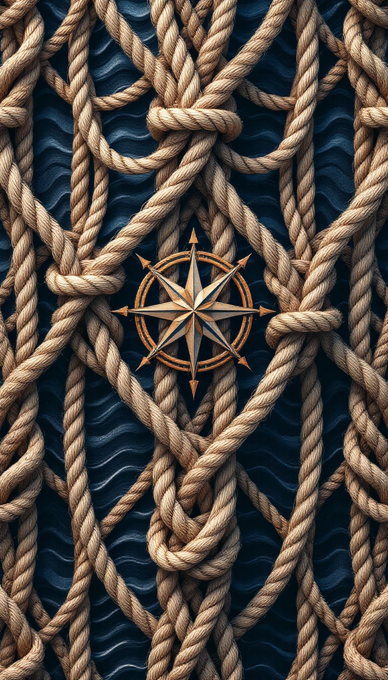 Free Nautical Rope Compass Image - Nautical, Rope, Compass | Download ...