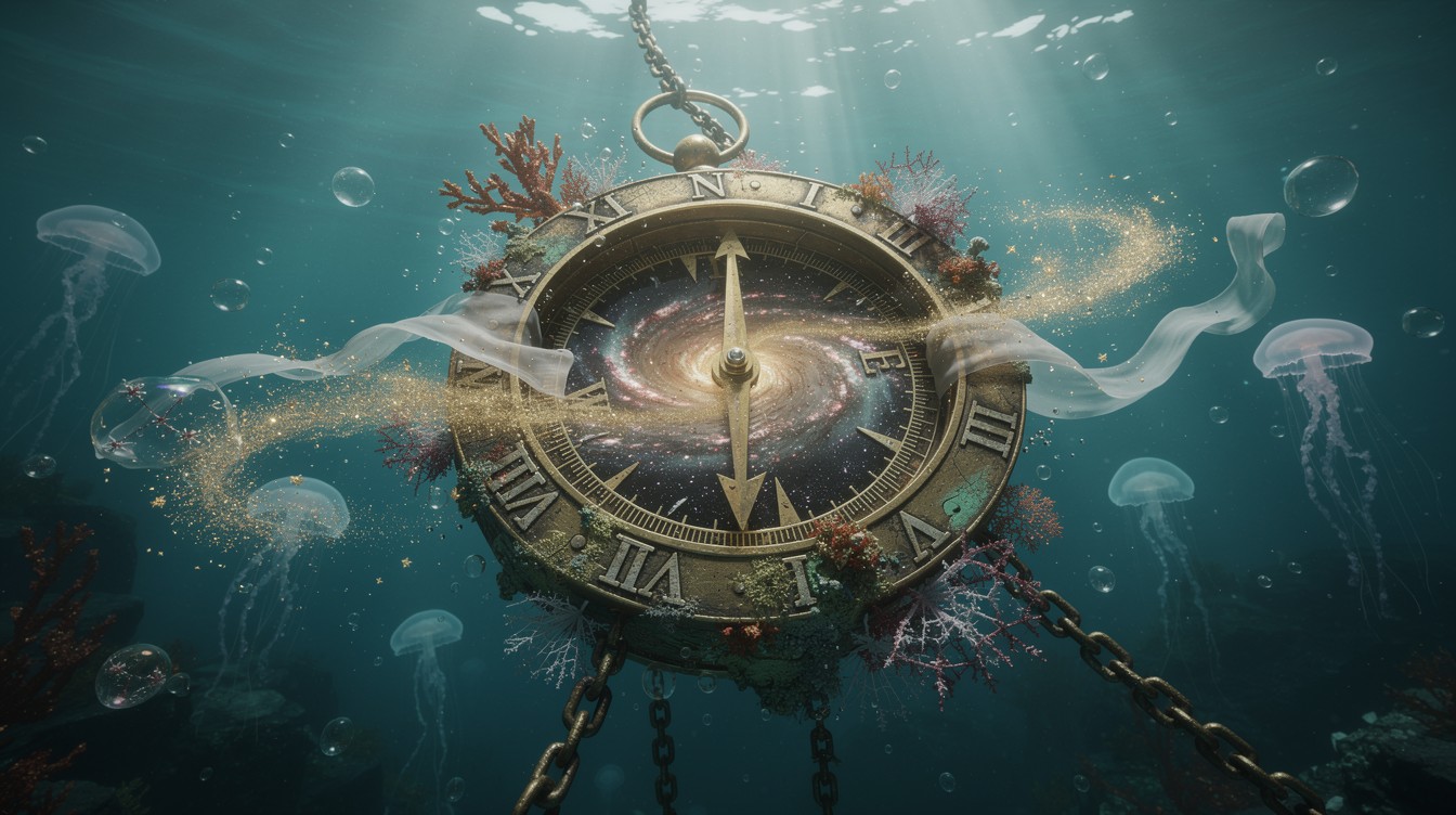 Free Compass Underwater Mystery Image - Underwater, Compass, Surreal ...