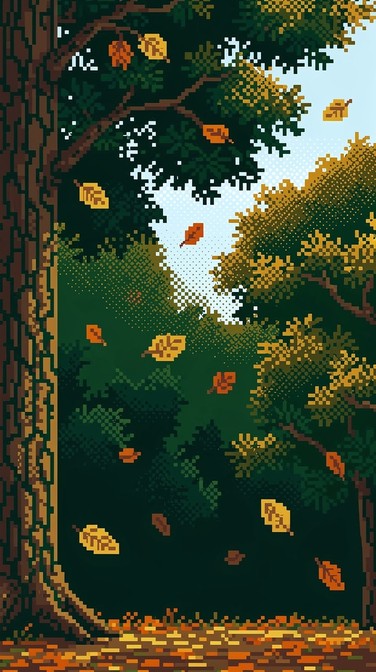 Free Pixel Autumn Slide Image - Autumn, Slide, Leaves | Download at ...