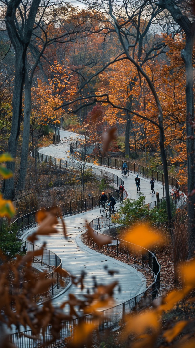 Free Autumn Park Stroll Image - Autumn, Park, Pathway | Download at ...