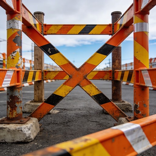 Free Urban Safety Barricades Image - Barricade, Construction, Safety ...