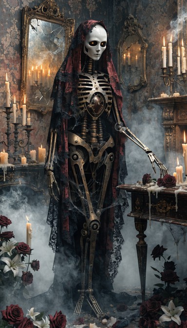 Free Victorian Skeleton Automaton Image - Automaton, Victorian, Gothic ...