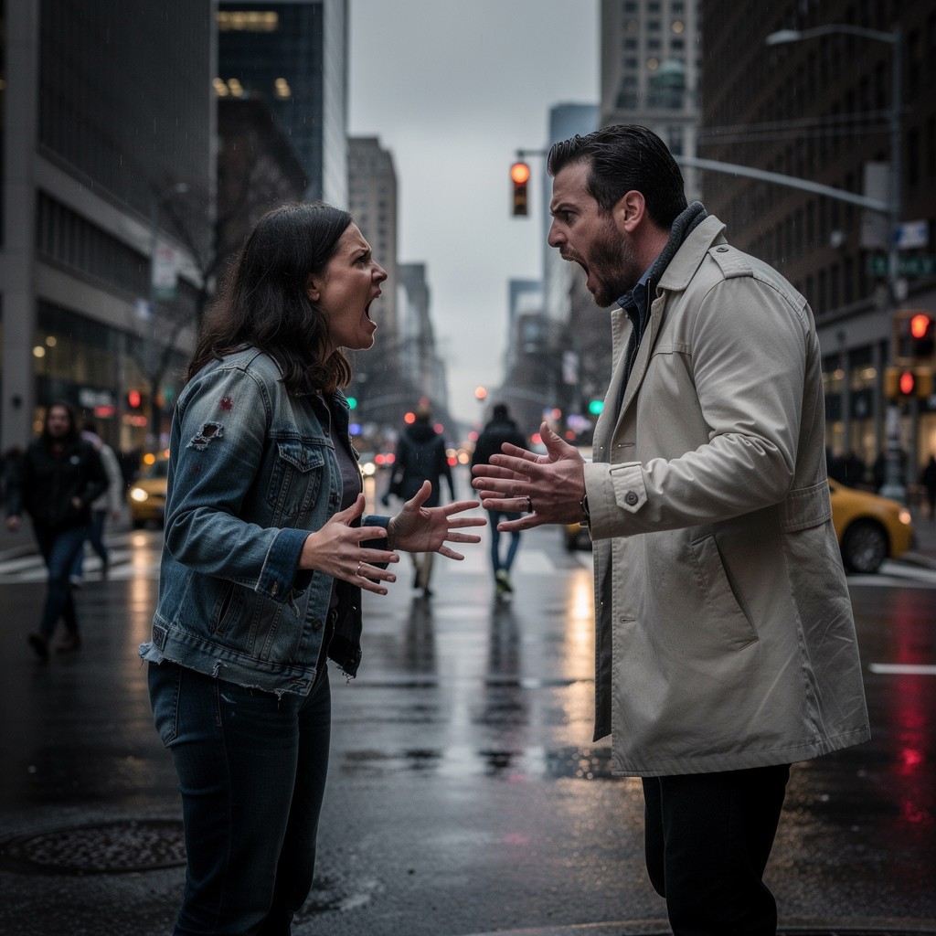Free Street Corner Argument Image - Argument, Couple, Fighting ...