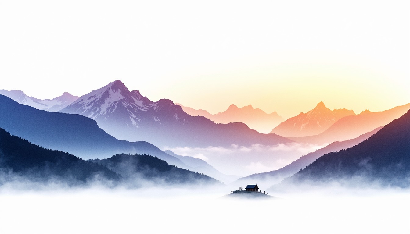 Free Misty Mountain Dawn Image - Mountains, Dawn, Sunrise | Download at ...