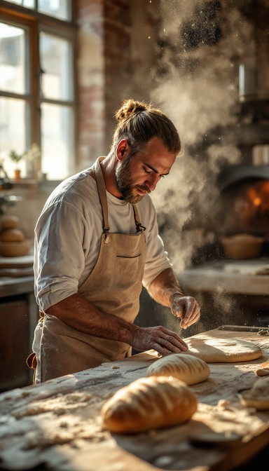 Free Artisanal Bread Making Image - Baker, Artisan, Bread | Download at ...