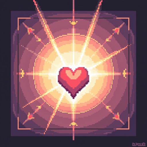 Free Radiant Pixel Heart Image - Heart, Pixel, Love | Download at StockCake