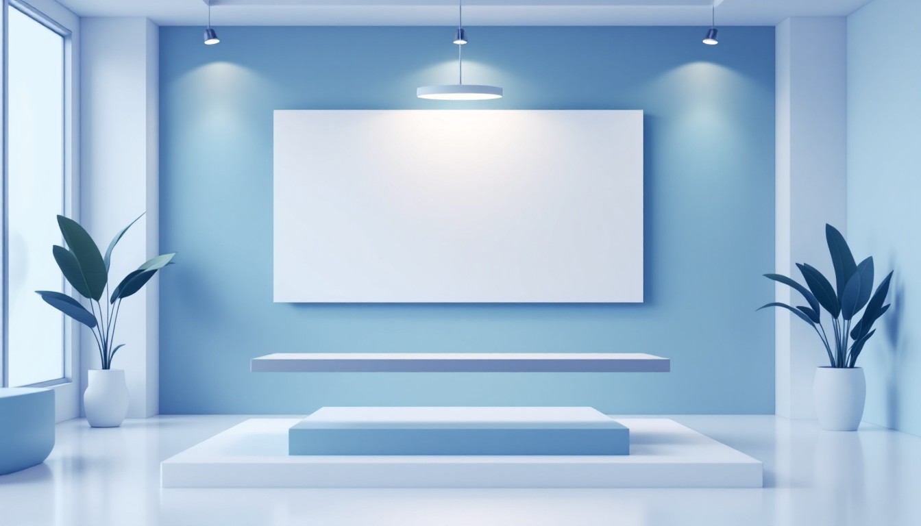 Free Minimalist Blue Workspace Image - Minimalist, Blue, Corporate ...