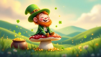 Magic Leperd Free Lucky Leprechaun Magic Image - Leprechaun, Magical, Mushroom ...