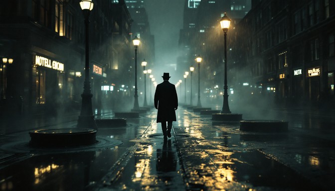 Free Noir City Night Image - Vintage, Noir, Night | Download at StockCake