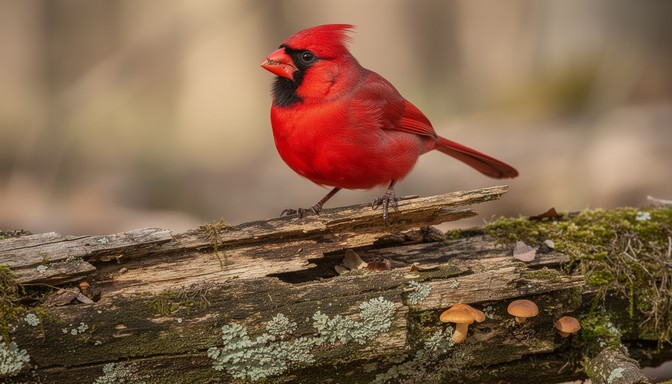 Free Proud Cardinal Posing Image - Cardinal, Bird, Red | Download at ...