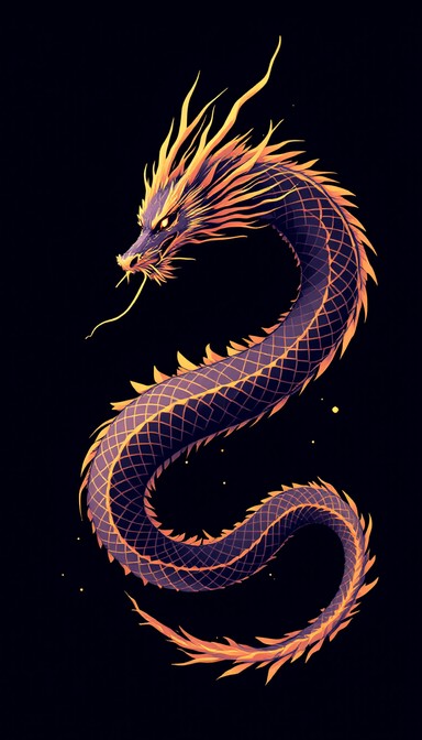Dragon Wind Pattern Free Mystic Dragon Ascends Image - Dragon, Purple, Gold | Download at ...