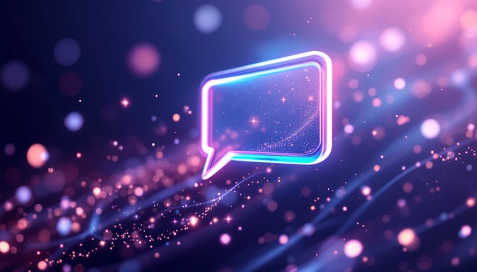 Sharp Message Background Free Digital Message Glow Image | Download at StockCake