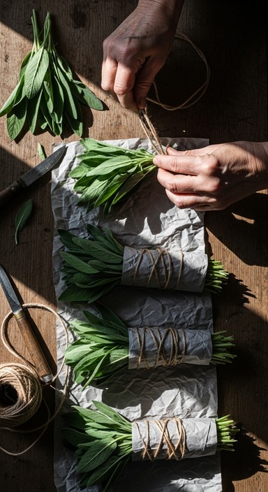Free Traditional Herb Wrapping Image - Herbs, Bundling, Traditional ...