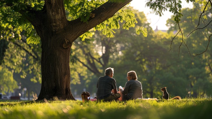 Free Peaceful Evening Conversation Image | Download at StockCake