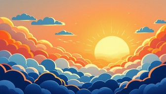 Free Dreamy Sunset Sky Image - Sunset, Clouds, Sky | Download at StockCake