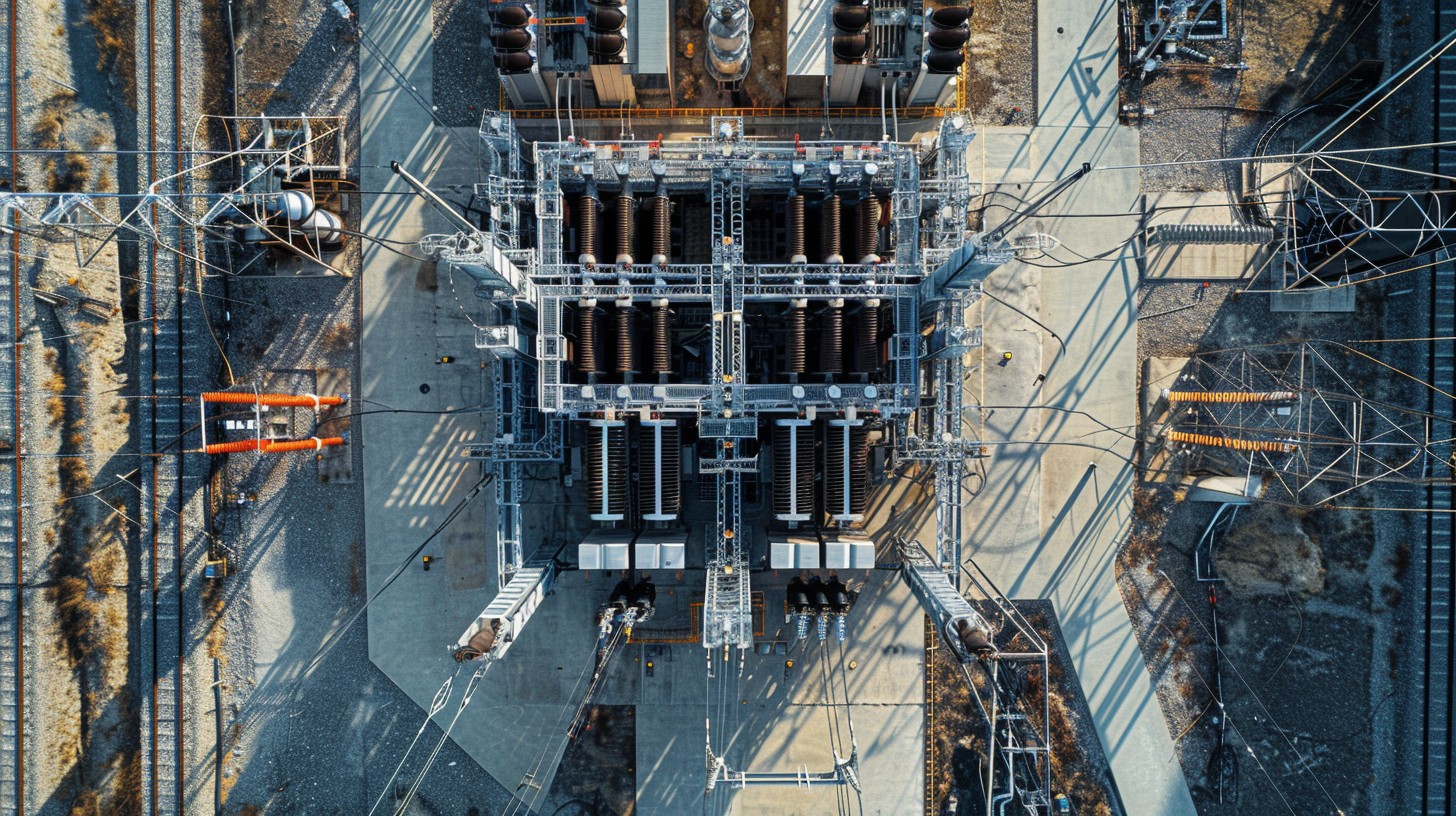 Utilities Hub Free Industrial Power Hub Image - Electricity, Infrastructure, Aerial ...