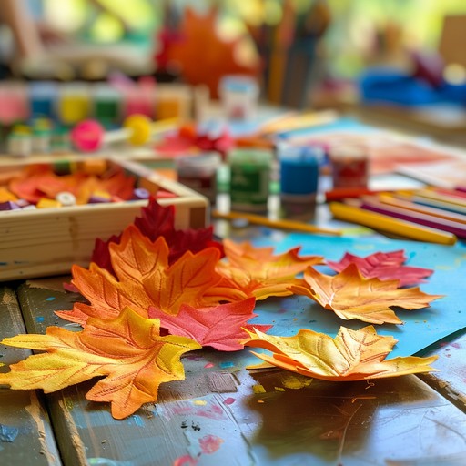 Free Autumn Crafts Table Image | Download at StockCake