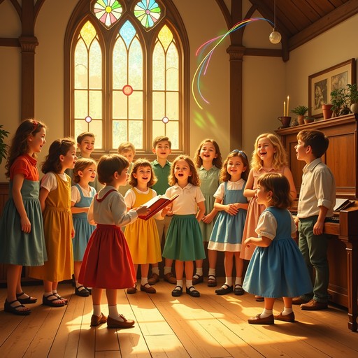Colorful Choir Free Joyful Choir Light Image - Choir, Children, Singing | Download at ...