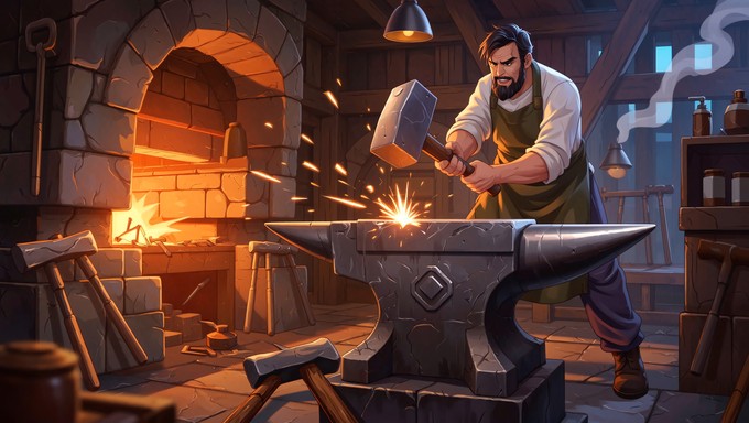 Free Blacksmith Forging Steel Image - Blacksmith, Anvil, Forge ...