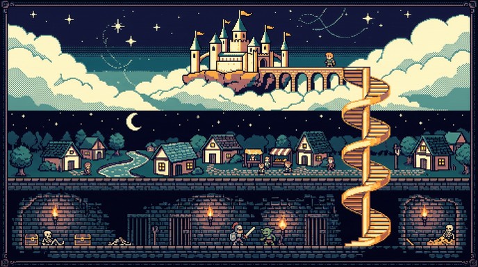 Free Layered Pixel Adventure Image - Pixel, Retro, 8-bit | Download at ...