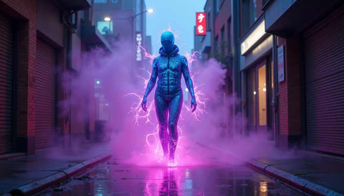 Beautiful Specter Free Neon Specter Rising Image | Download at StockCake
