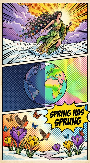 Free Spring Goddess Awakens Image - Spring, Goddess, Comic | Download ...
