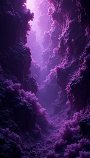 Purple Rocks Chasm Free Mystical Violet Chasm Image | Download at StockCake