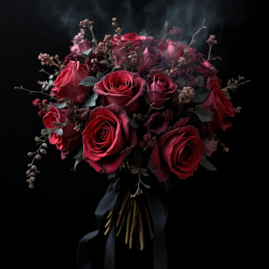 Free Gothic Rose Bouquet Image - Gothic, Roses, Dark | Download at ...