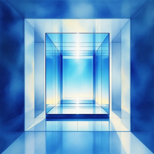 Blue Rectangular Portal Free Crystalline Blue Portal Image - Portal, Geometric, Azure ...