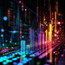 Free Vibrant Data Visualization Image - Data, Technology, Analytics ...
