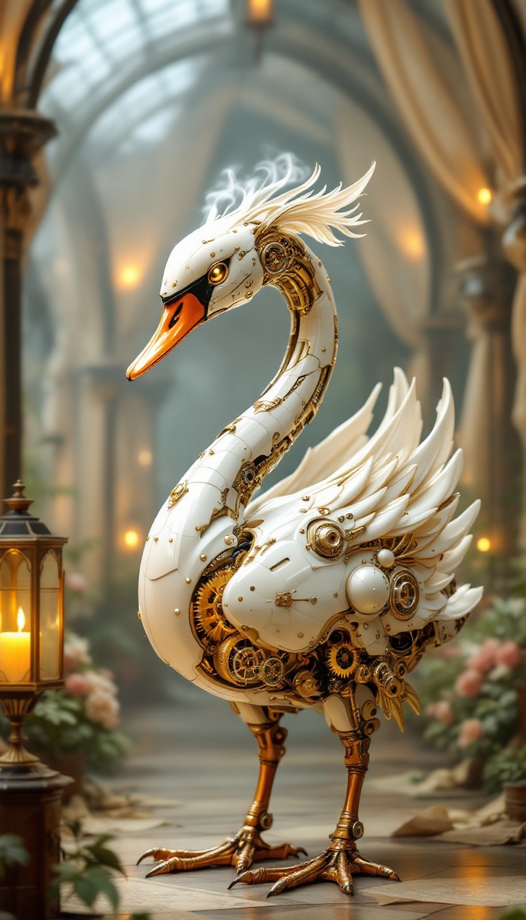 Free Clockwork Swan Beauty Image - Steampunk, Swan, Clockwork ...
