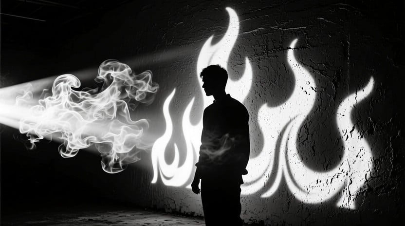 Free Fire and Shadow Photo - Fire, Shadow, Silhouette | Download at ...