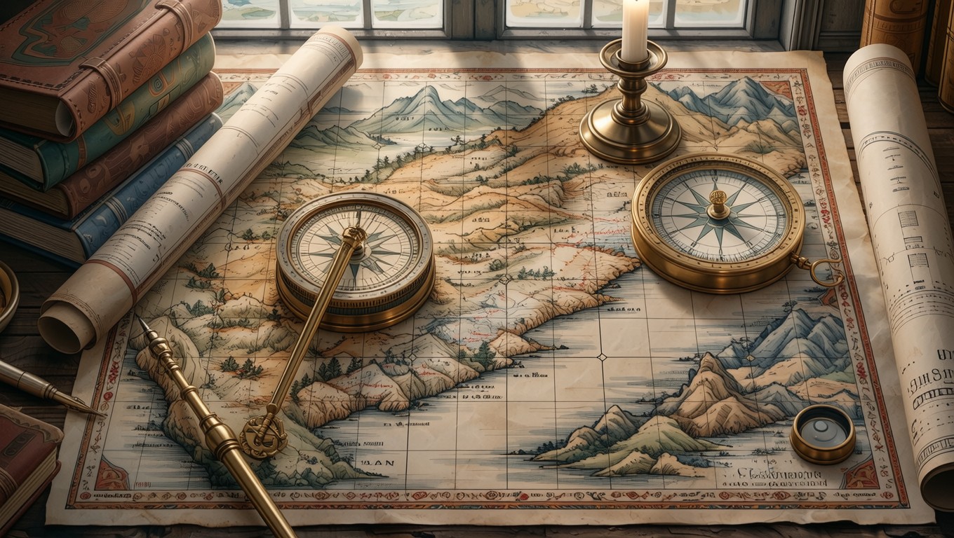 Free Antique Cartography Tools Image - Cartography, Antique, Maps ...