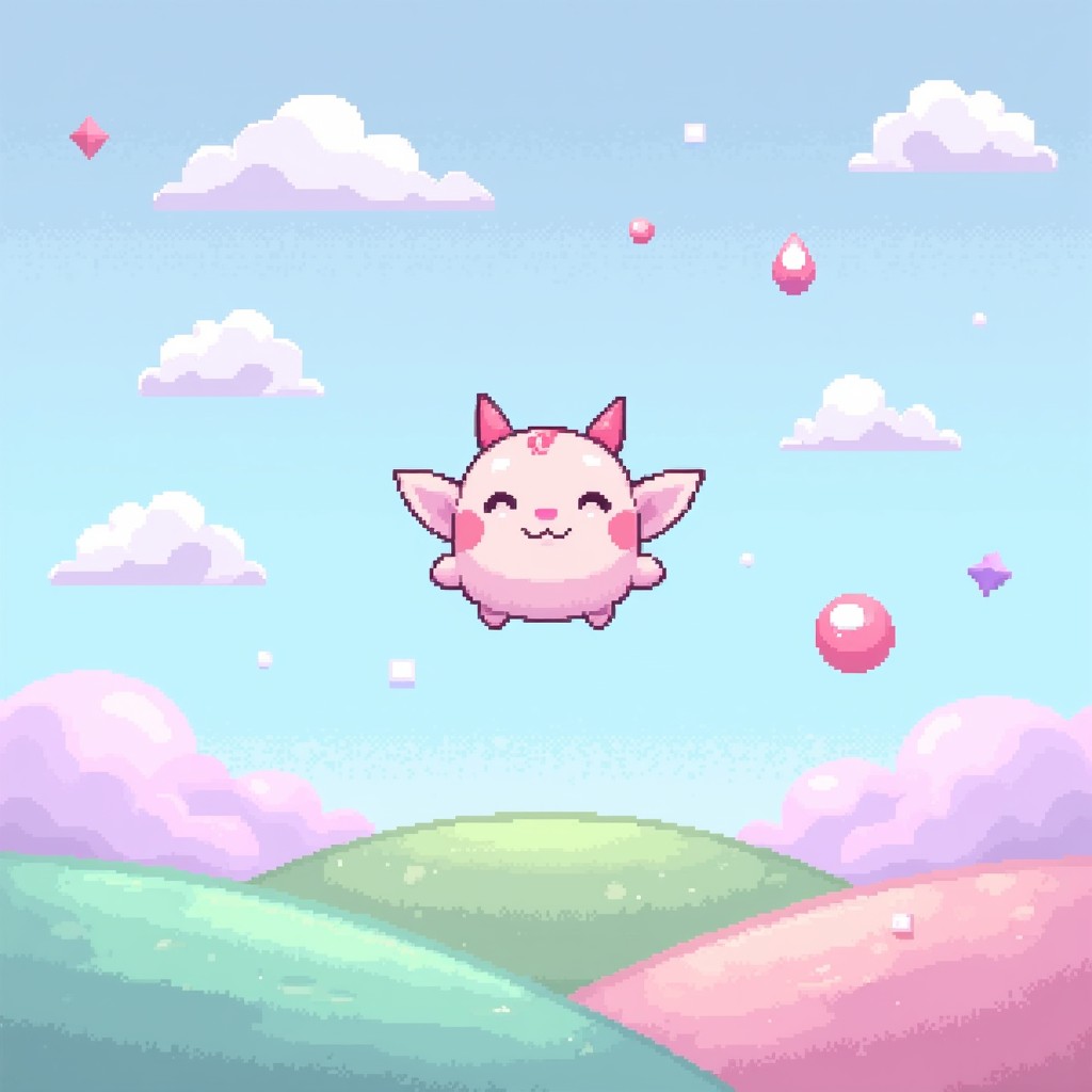 Free Pastel Pixel Joy Image - Kawaii, Pixel, Pastel | Download at StockCake