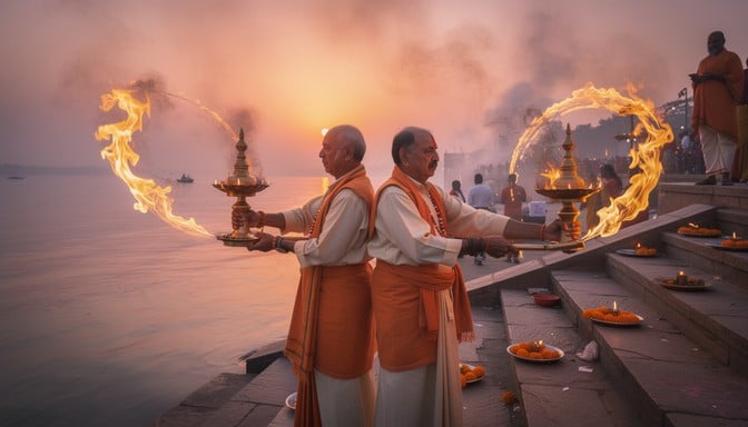 Free Sacred Ganges Ritual Image - Hindu, Priests, Aarti | Download at ...