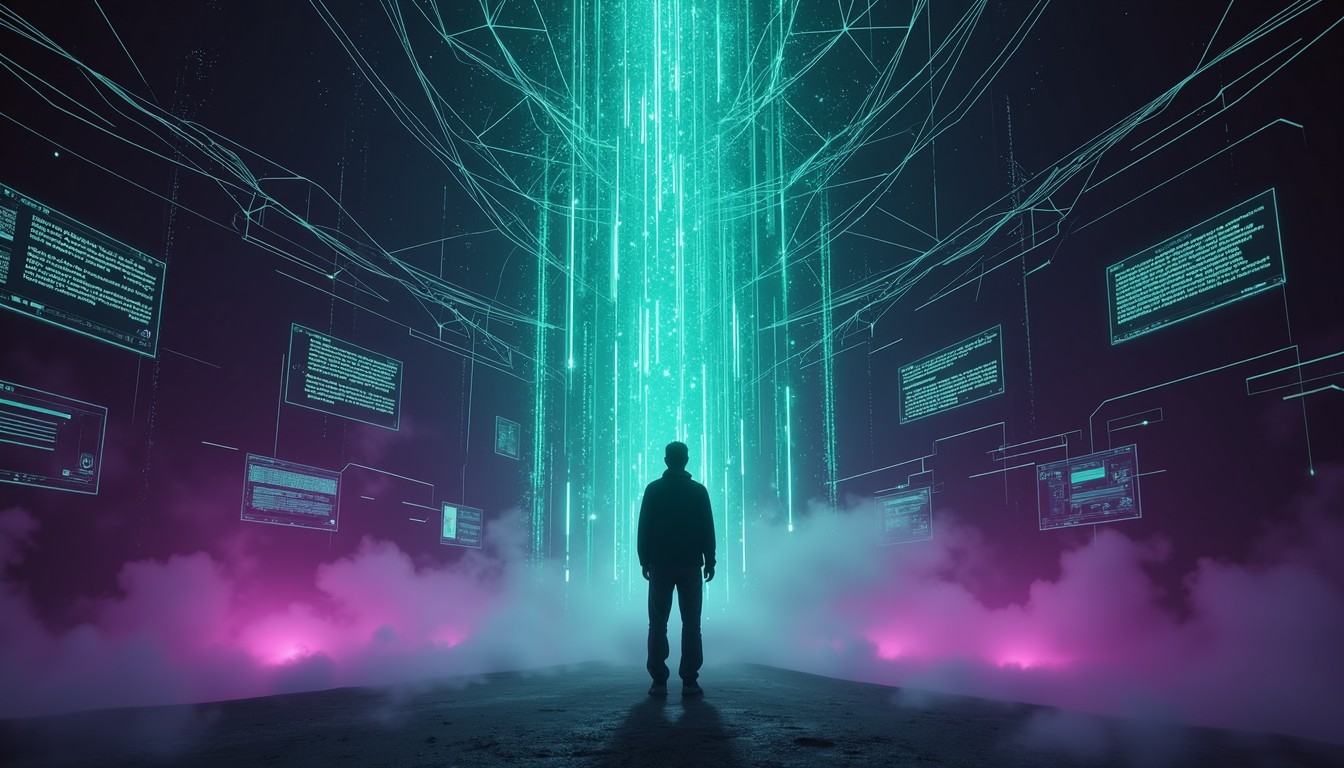Free Digital Knowledge Explorer Image - Cyberpunk, Digital, Futuristic ...