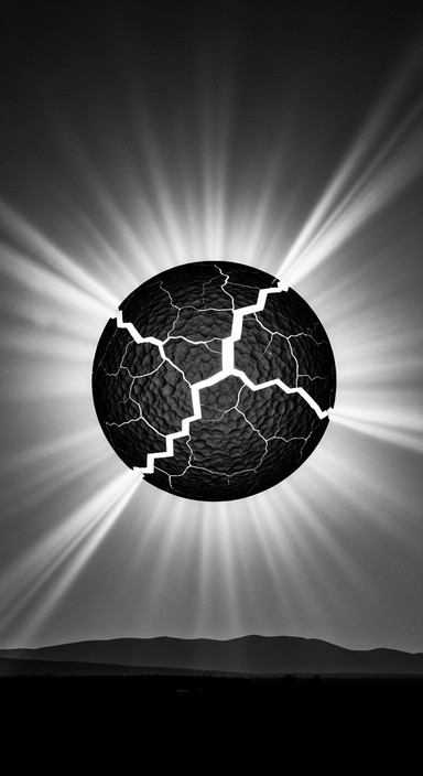 Fragmented Sunlight Free Broken Glass Dreams Image - Photography, Monochrome, Abstract ...