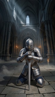 Free Knight Prays Alone Image - Knight, Medieval, Armor | Download at ...