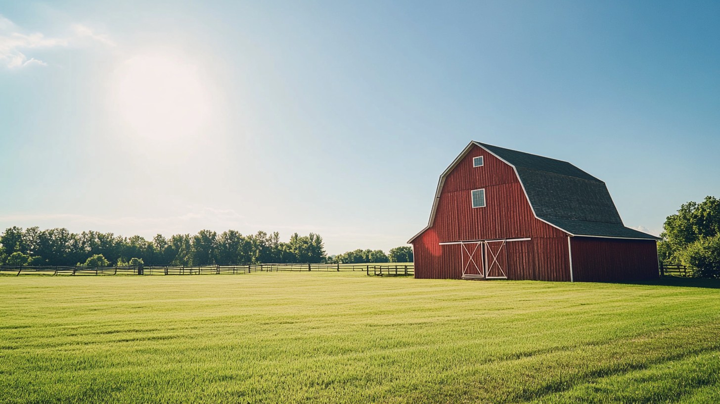 Free Sunny Barn Landscape Image - Barn, Sun, Rural | Download at StockCake