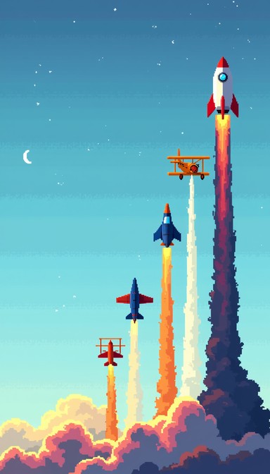 Sky Rockets Corner Free Rockets Taking Flight Image - Launch, Space, Sky | Download at ...