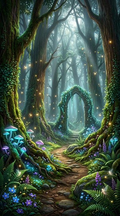 Free Enchanted Forest Pathway Image - Enchanted, Forest, Pathway ...