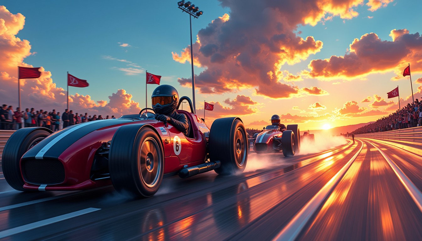 Sunset Image Racing Free Sunset Racing Showdown Image - Racing, Sunset, Motorsport ...