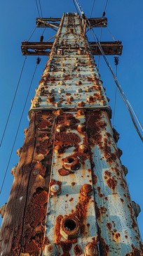 Shell Rot Utility Poles Free Rusty Utility Pole Image - Rust, Utility, Pole | Download at StockCake