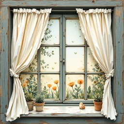 Free Paper Window Portal Image - Papercraft, Window, Collage | Download ...