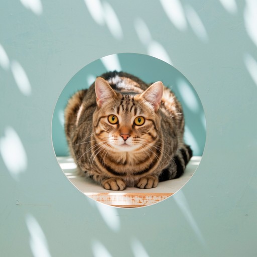 Tabby Pattern Circular Free Curious Tabby Cat Image - Cat, Tabby, Feline | Download at StockCake