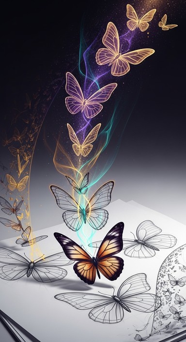 Free Sketches Taking Flight Image | Download at StockCake