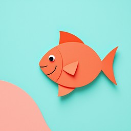 Papercraft Go Fish Free Paper Fish Craft Image - Fish, Craft, Paper | Download at StockCake