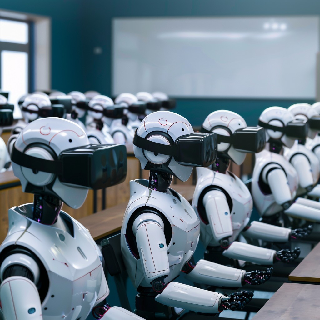 Robot Vr Tutorial Free Robots Wearing VR Image - Robots, Technology, Vr | Download at ...