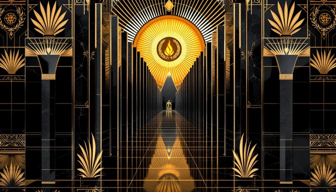 Memorial Design Pattern Free Art Deco Tribute Image - Artdeco, Geometric, Pattern | Download at ...
